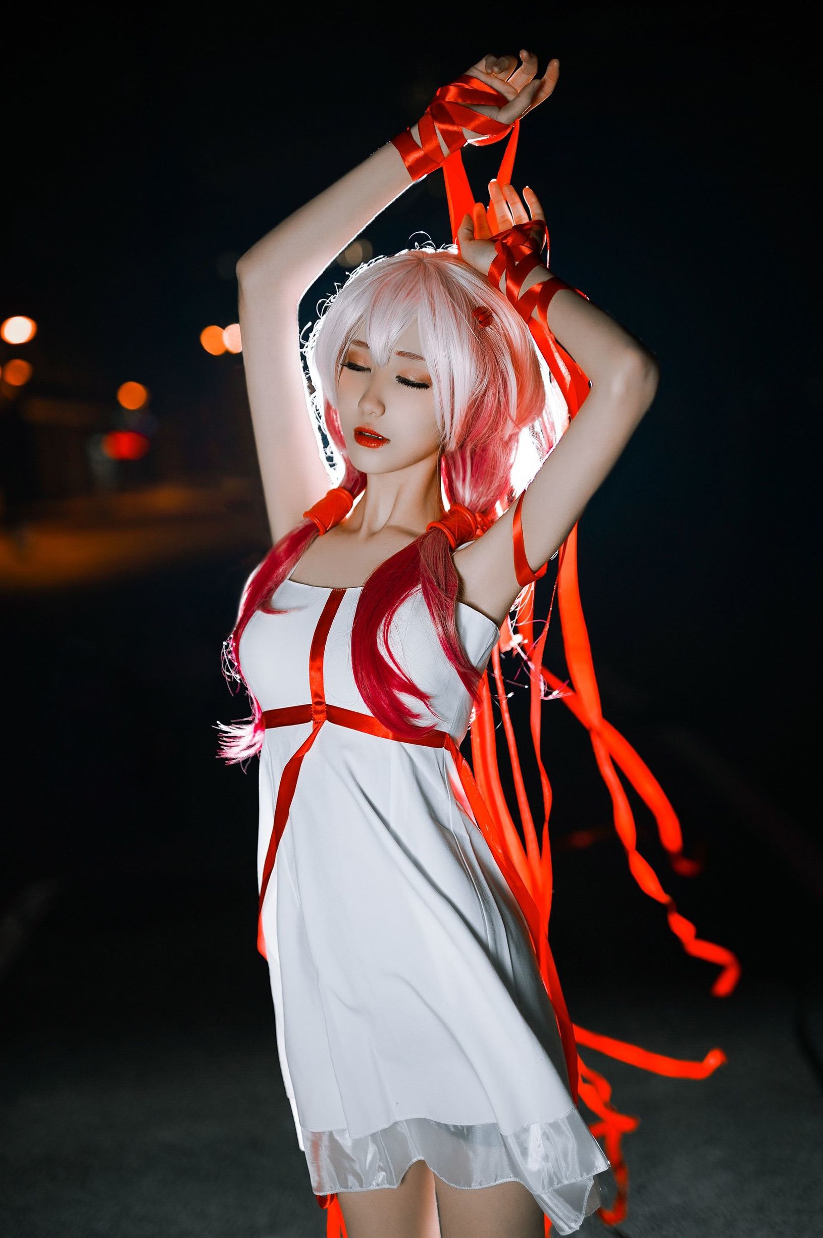 [Cosplay写真]动漫博主南桃Momoko楪祈白裙插图8